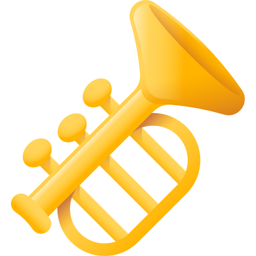 trompete 3D Color icon