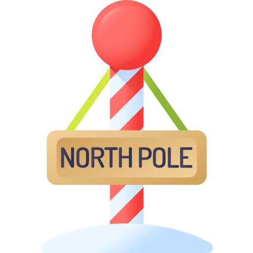 Северный полюс 3D Color иконка
