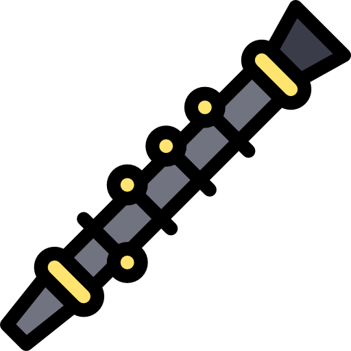 oboe Detailed Rounded Lineal color icon