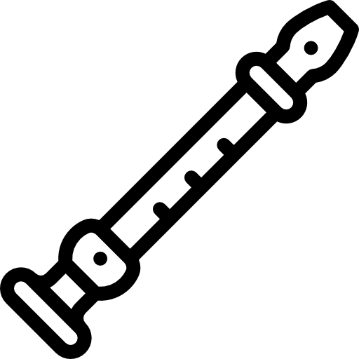 플루트 Detailed Rounded Lineal icon
