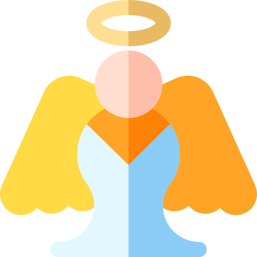 Ángel Basic Rounded Flat icono