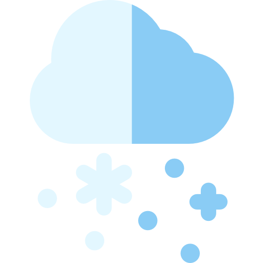 Snowy Basic Rounded Flat icon