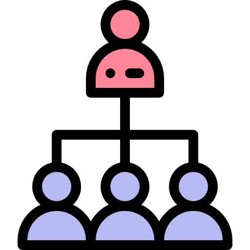 Организация Detailed Rounded Lineal color иконка