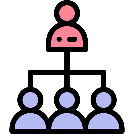 organisation Detailed Rounded Lineal color Icône