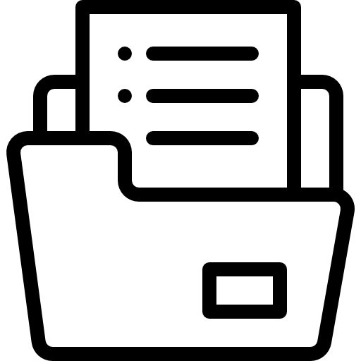 フォルダ Detailed Rounded Lineal icon