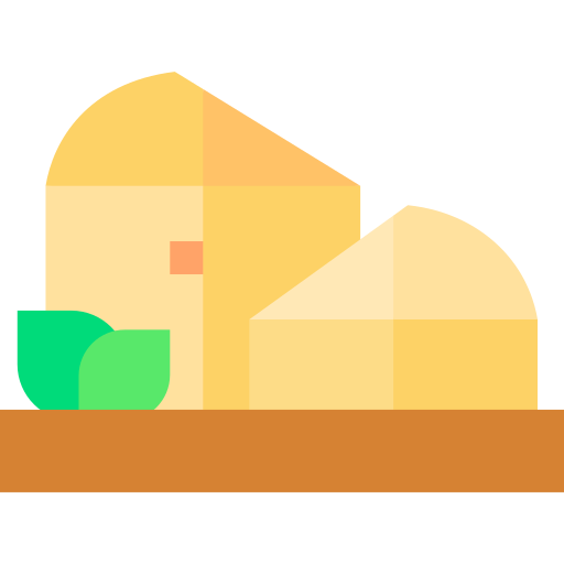 Cheese board Basic Straight Flat icon