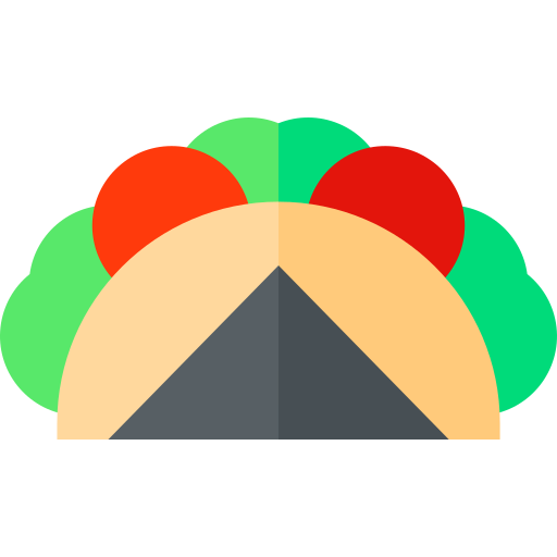 mini taco Basic Straight Flat ikona