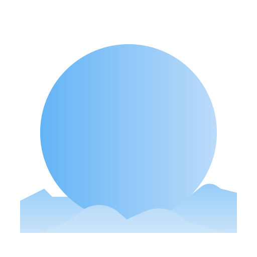 Snow ball Generic gradient fill icon