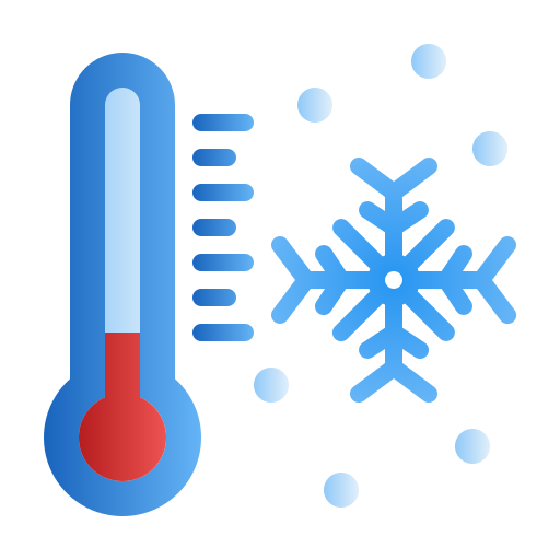 termometr Generic gradient fill ikona