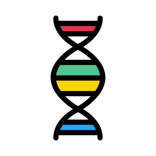 molecuul Generic color lineal-color icoon