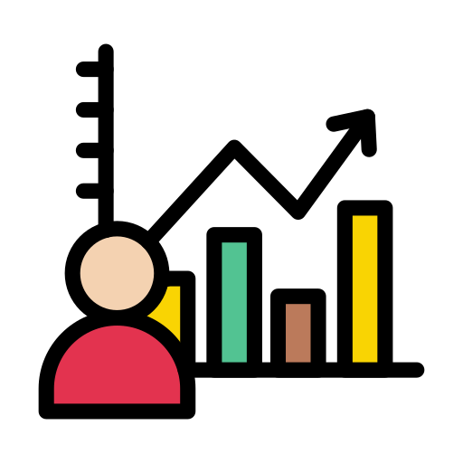 차트 Generic color lineal-color icon