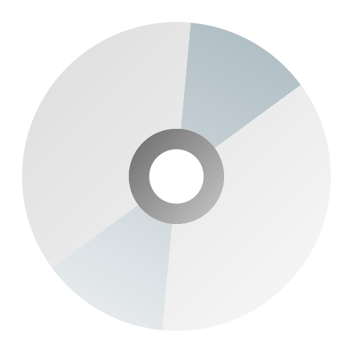 płyta cd Generic gradient fill ikona