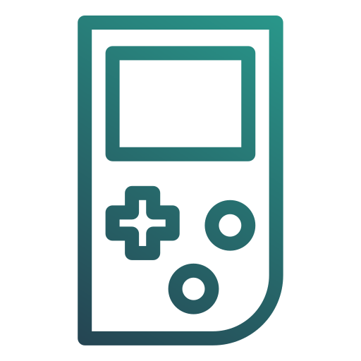Game console Generic gradient outline icon