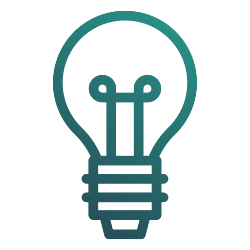 Light bulb Generic gradient outline icon