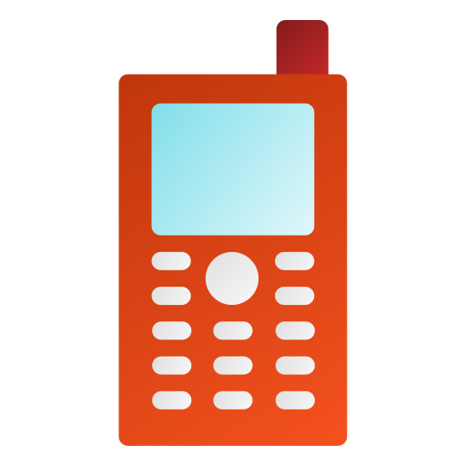 telefon komórkowy Generic gradient fill ikona