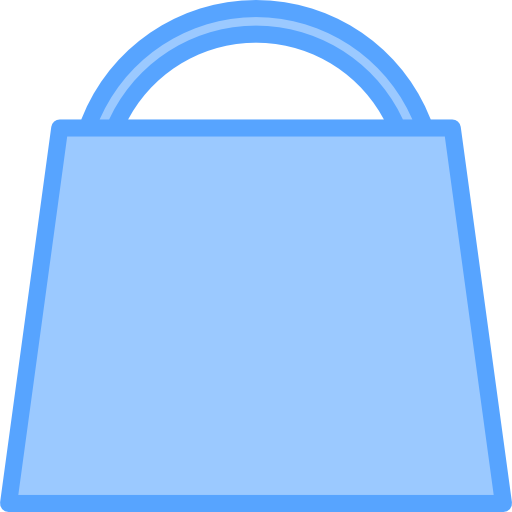 Paper bag Catkuro Blue icon