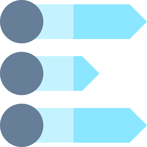 Bar chart Basic Straight Flat icon