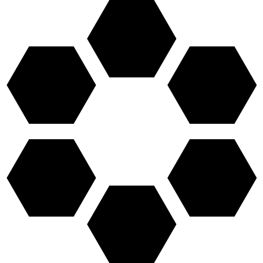 ハニカム Basic Straight Filled icon
