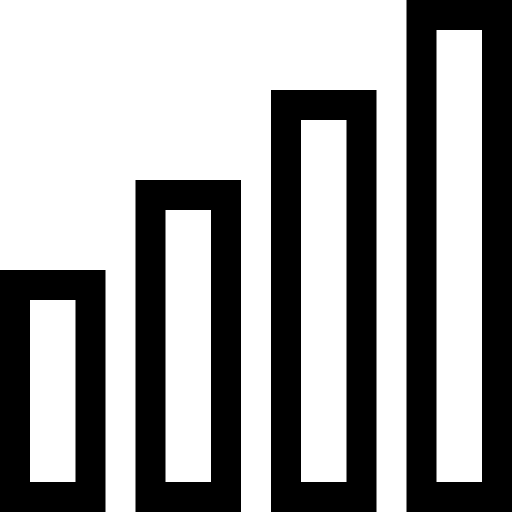 Гистограмма Basic Straight Lineal иконка
