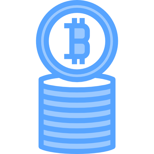 bitcoins Catkuro Blue icoon