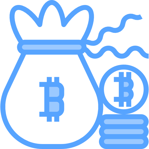 Money bag Catkuro Blue icon