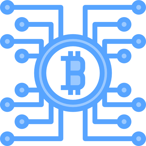 bitcoin Catkuro Blue icoon