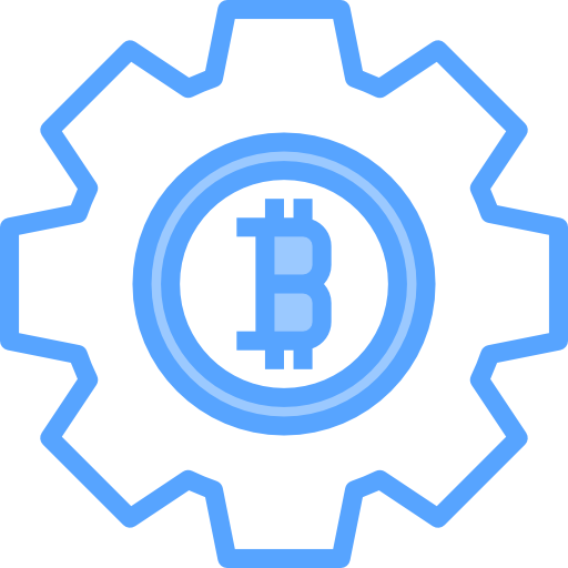 blockchain Catkuro Blue Ícone