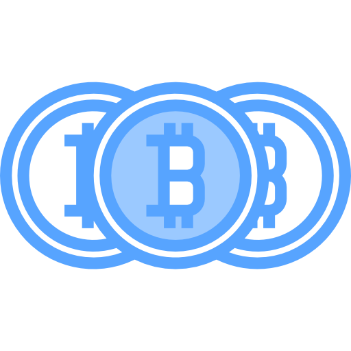 bitcoin Catkuro Blue Ícone