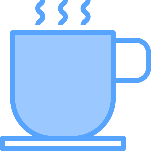 tasse à café Catkuro Blue Icône