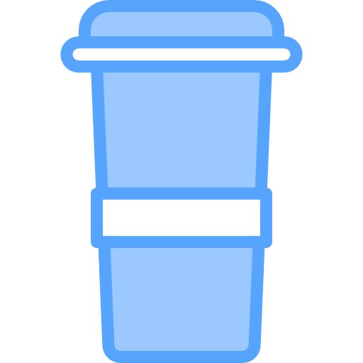 taza de café Catkuro Blue icono