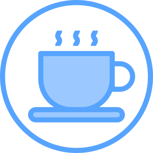 taza de café Catkuro Blue icono