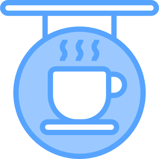 coffeeshop Catkuro Blue icoon