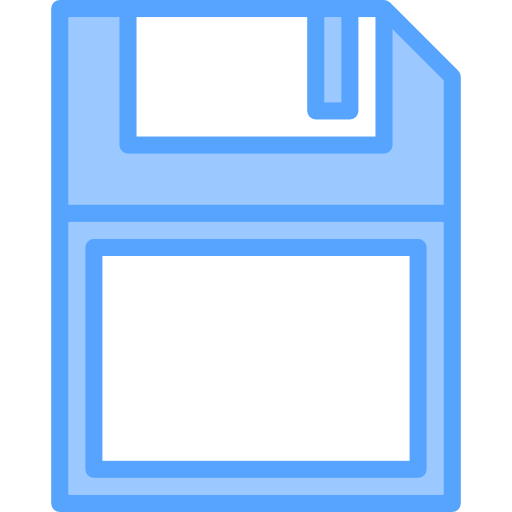 Floppy disk Catkuro Blue icon