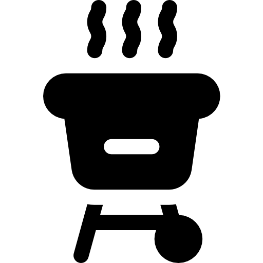 barbacoa Basic Rounded Filled icono