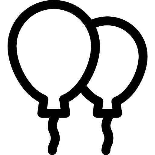 globos Basic Rounded Lineal icono