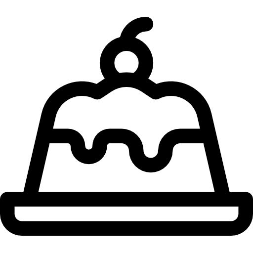 gelatina Basic Rounded Lineal icono