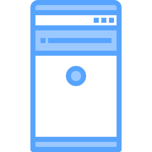 Computer Catkuro Blue icon