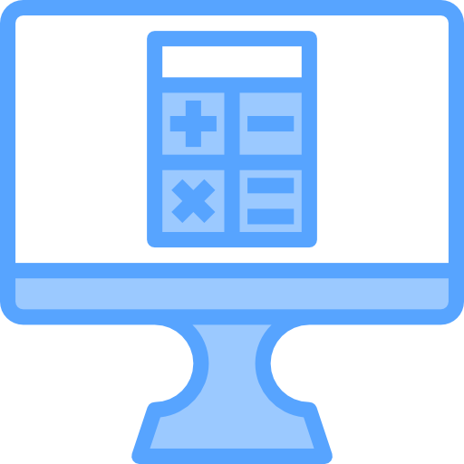 Calculator Catkuro Blue icon