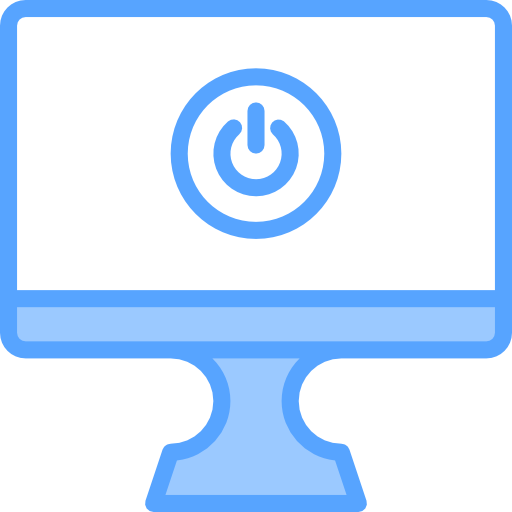 botón de encendido Catkuro Blue icono