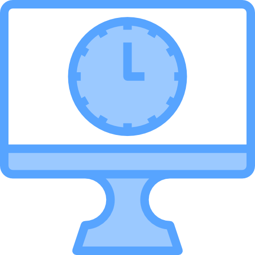 Clock Catkuro Blue icon