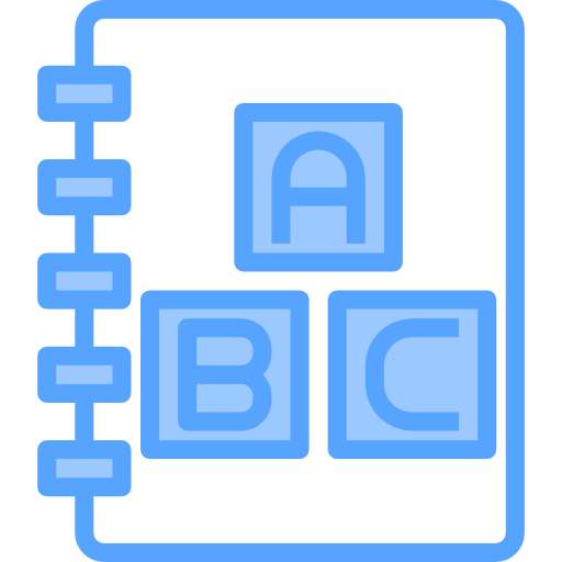 alfabeto Catkuro Blue icono