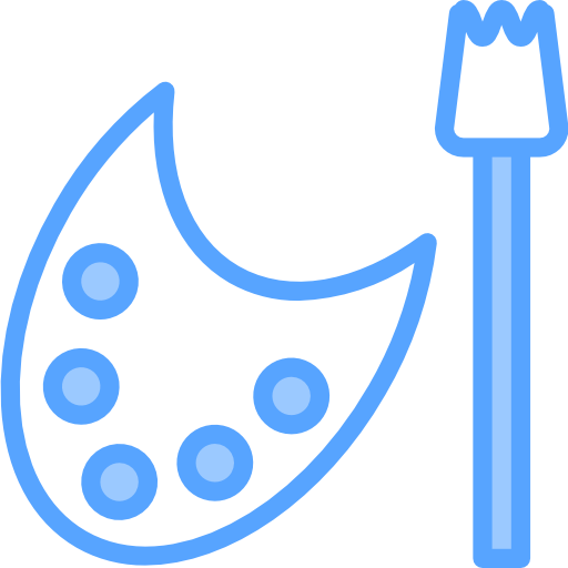 pinsel malen Catkuro Blue icon