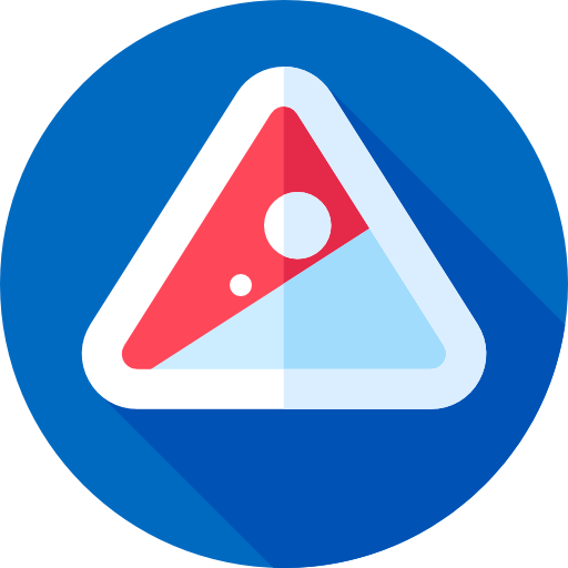 Danger Flat Circular Flat icon