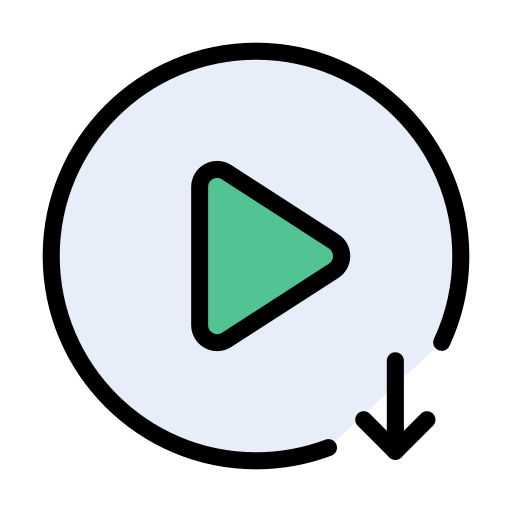 Video Generic color lineal-color icon