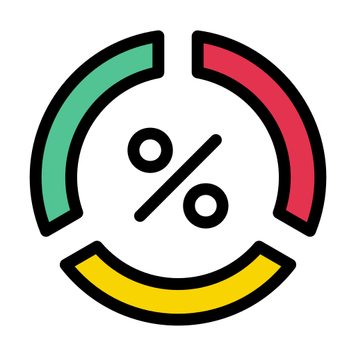 チャート Generic color lineal-color icon