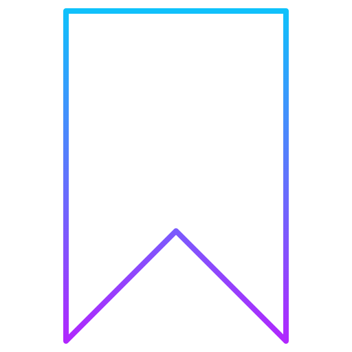 Bookmark Generic gradient outline icon