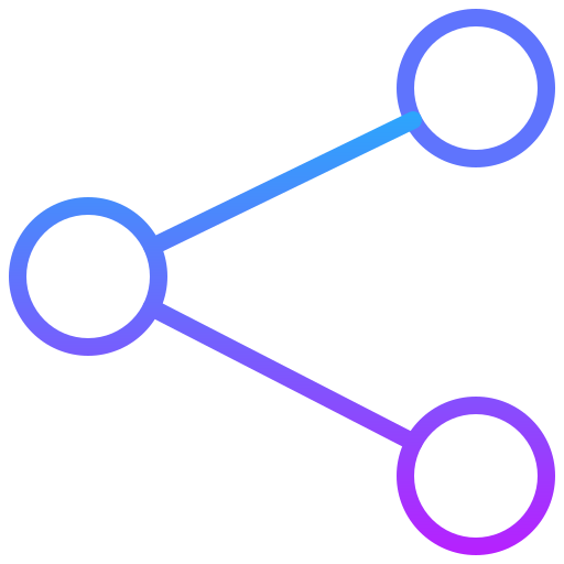 partager Generic gradient outline Icône