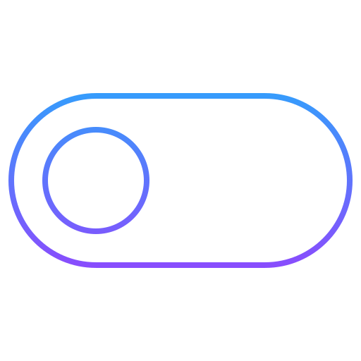 On off Generic gradient outline icon