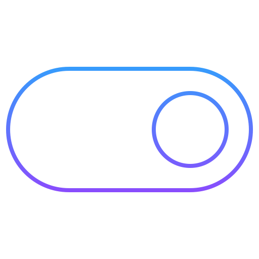 On off Generic gradient outline icon