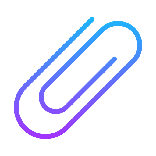 클립 Generic gradient outline icon